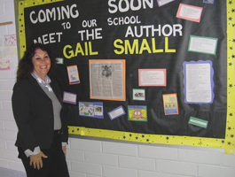 Gail Small visits a school in Macon, Georgia.